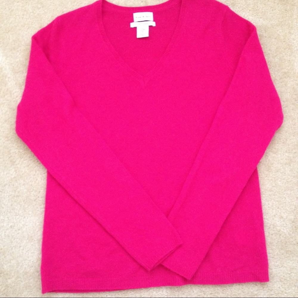 NWT Nicole Miller 100% Cashmere Sweater